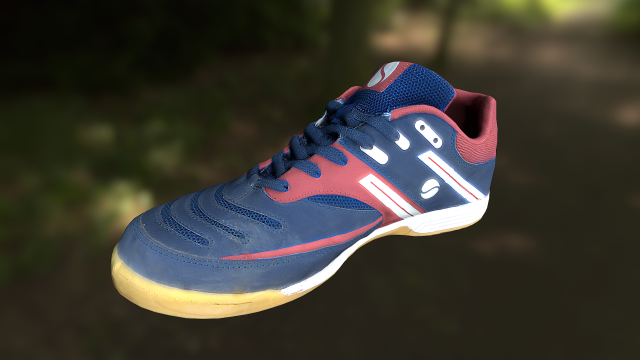 sport shoe low poly Modello 3D .c4d .max .obj .3ds .fbx .stl .blend 