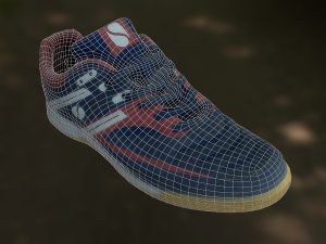 sport shoe low poly Modello 3D
