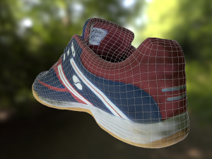 sport shoe low poly Modello 3D