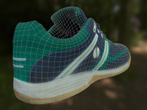 sport shoe low poly 3D 模型
