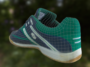 sport shoe low poly 3D 模型