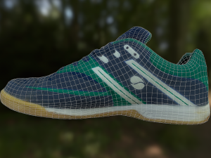 sport shoe low poly 3D 模型