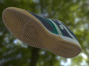 sport shoe low poly 3D 模型