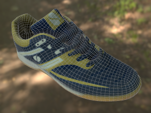 sport shoe low poly 3D Model