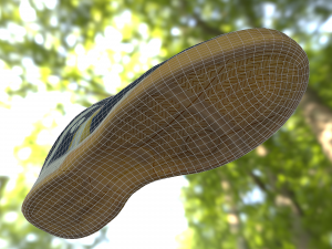 sport shoe low poly 3D Model