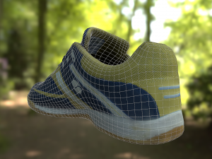 sport shoe low poly 3D Model