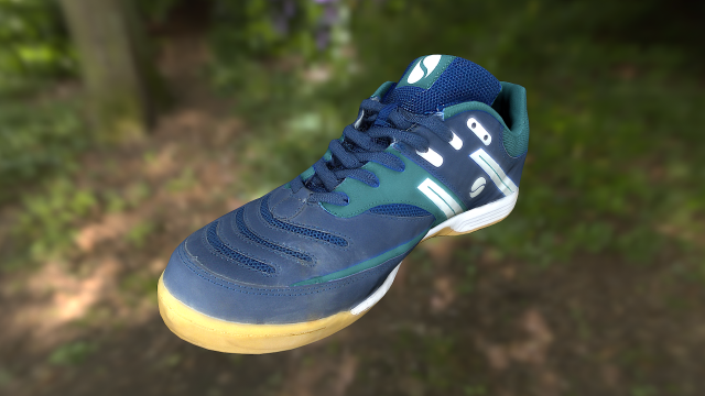 sport shoe low poly 3D 모델 .c4d .max .obj .3ds .fbx .stl .blend 