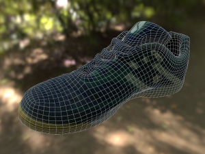 sport shoe low poly 3D 모델