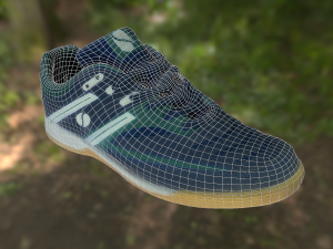 sport shoe low poly 3D 모델