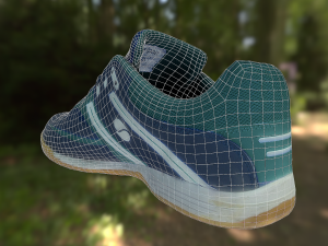 sport shoe low poly 3D 모델
