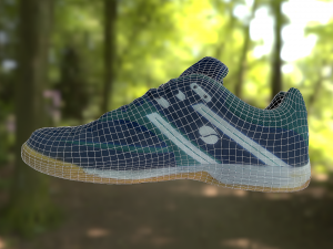 sport shoe low poly 3D 모델