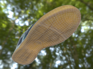 sport shoe low poly 3D 모델
