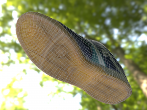 sport shoe low poly 3D 모델