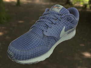 nike shoe low poly 3D-Modell