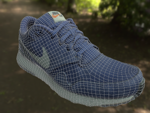 nike shoe low poly 3D-Modell
