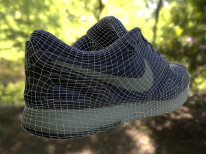 nike shoe low poly 3D-Modell