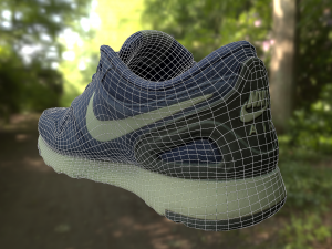 nike shoe low poly 3D-Modell