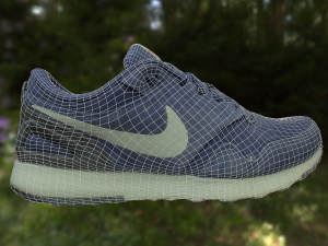 nike shoe low poly 3D-Modell