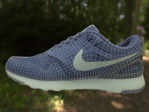 nike shoe low poly 3D-Modell