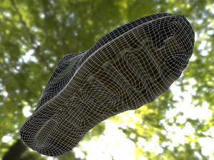 nike shoe low poly 3D-Modell