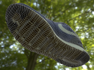 nike shoe low poly 3D-Modell