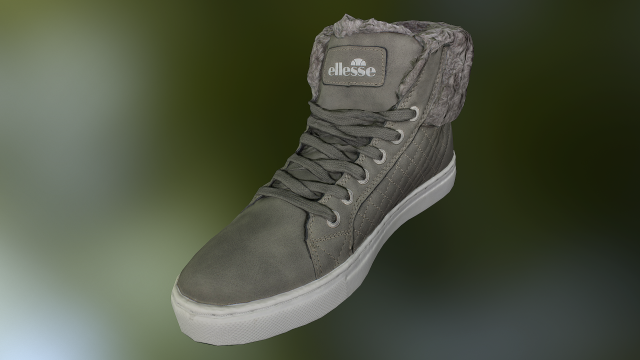 shoe low poly Model 3D .c4d .max .obj .3ds .fbx .stl .blend 