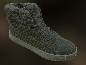 shoe low poly Model 3D