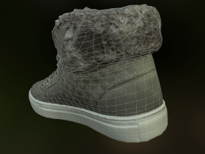 shoe low poly Model 3D