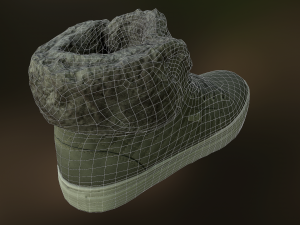 shoe low poly Model 3D