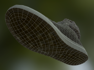 shoe low poly Model 3D