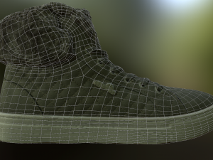 shoe low poly Model 3D