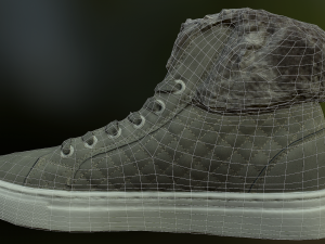 shoe low poly Model 3D