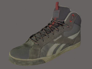 worn skater shoe low poly 3D Model