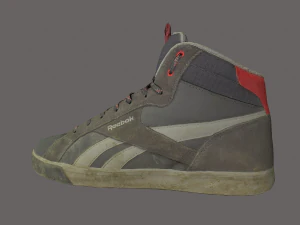 worn skater shoe low poly 3D Model