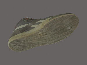 worn skater shoe low poly 3D Model