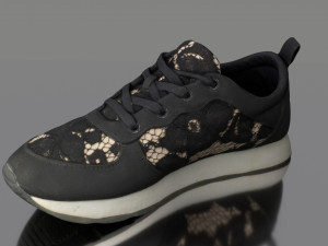 sneaker low poly Model 3D
