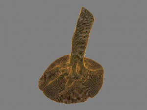 mossy tree low poly 3D Model