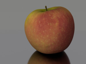 apple low poly 3D Model