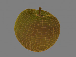 apple low poly 3D Model