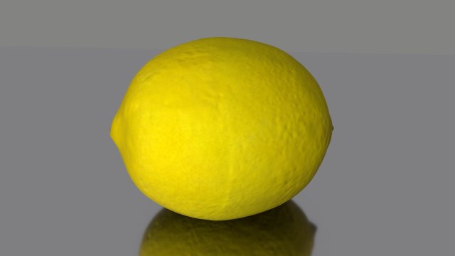 lemon low poly Modelo 3D .c4d .max .obj .3ds .fbx .stl .blend 