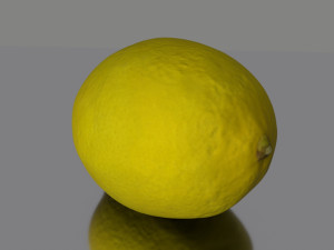 lemon low poly Modelo 3D