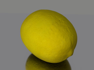 lemon low poly Modelo 3D