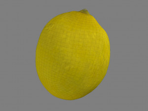 lemon low poly Modelo 3D