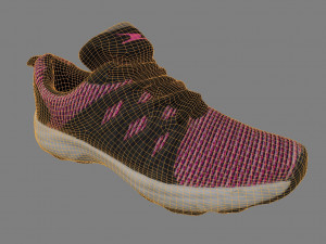 sneaker lowpoly 3D-Modell