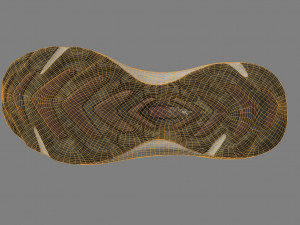 sneaker lowpoly 3D-Modell
