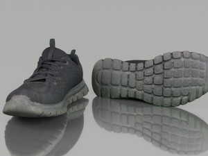 casual shoes low poly 3D 모델