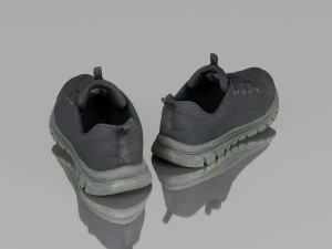 casual shoes low poly 3D Model