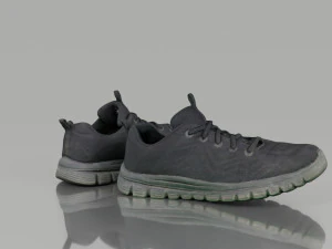 casual shoes low poly 3D Model