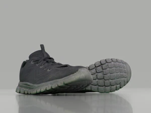 casual shoes low poly 3D Model