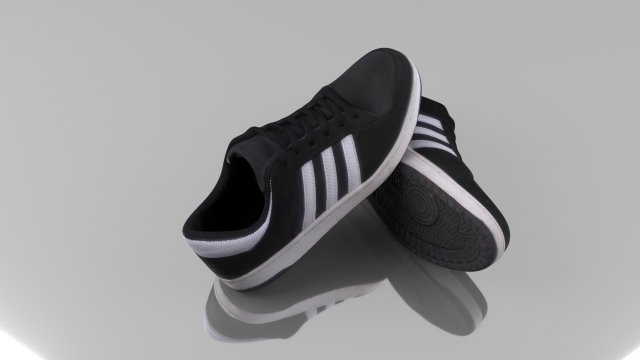 casual shoes low poly 3D Модель .c4d .max .obj .3ds .fbx .stl .blend 